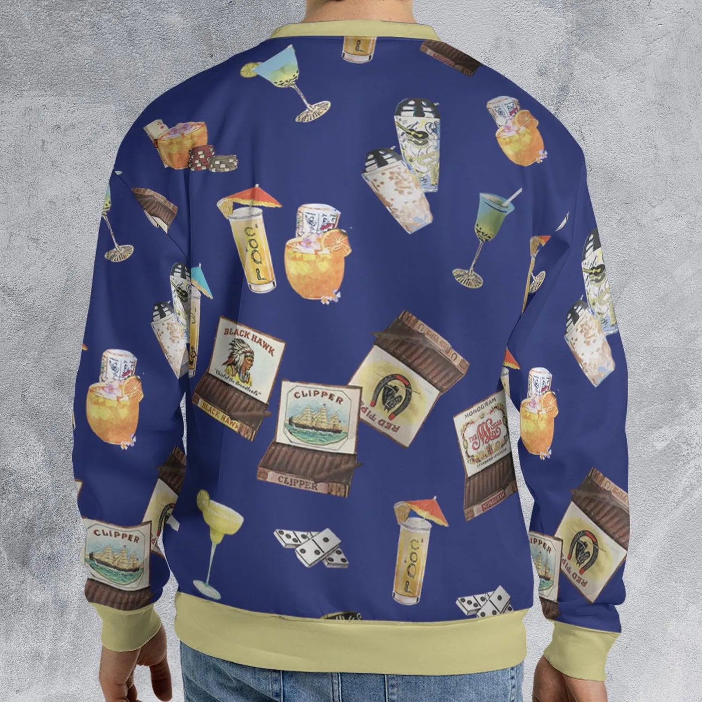 All-over Print Sweatshirt - 5L78QD3W