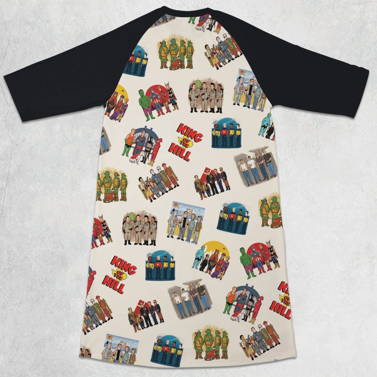 3/4 Sleeve Raglan Dress - KY9WQ2XG