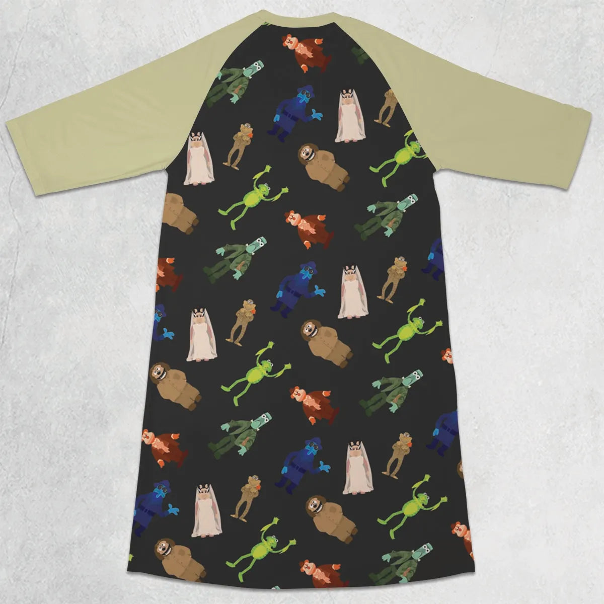 3/4 Sleeve Raglan Dress - F4MGKASJ