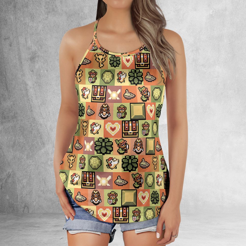 Criss Cross Tank Top - 4HY1PQLJ -  - 2