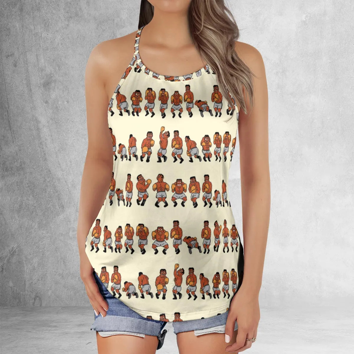 Criss Cross Tank Top - 56DNF4KQ