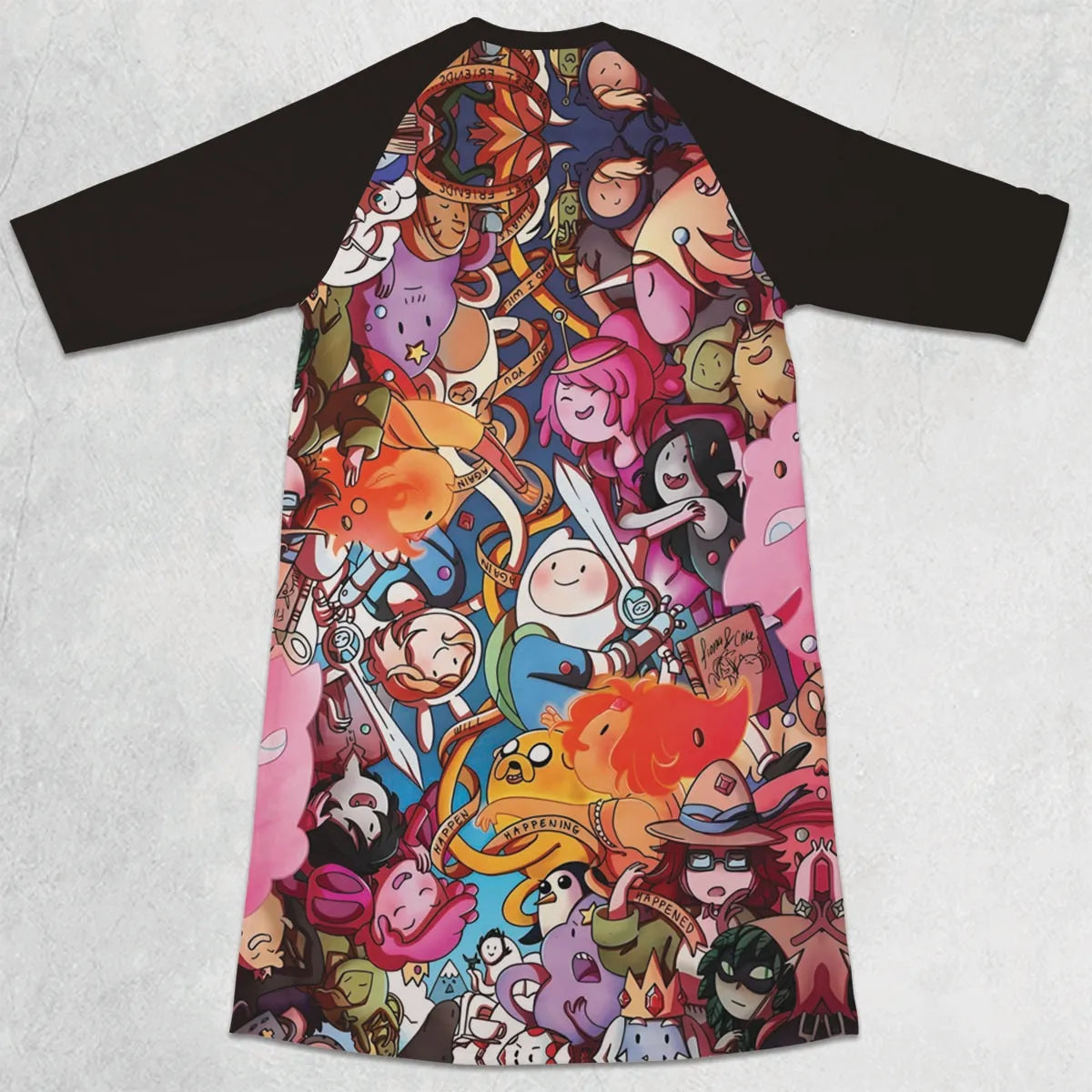 3/4 Sleeve Raglan Dress - TU77YXFA