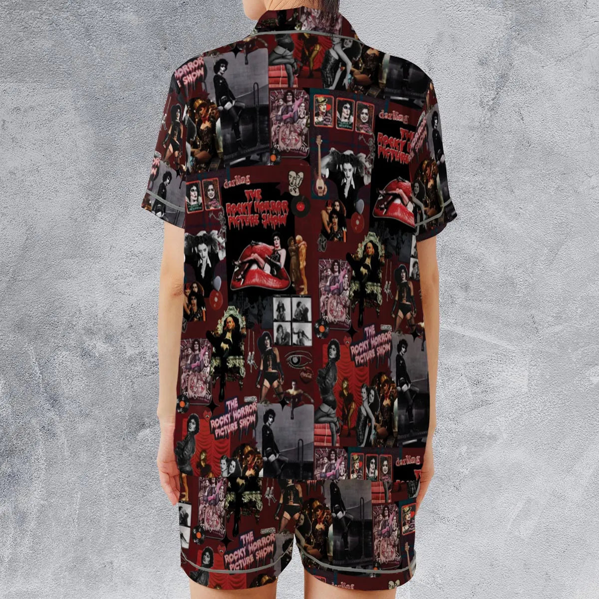 Satin Short-Sleeve Pajamas Set - 3RGEZP7T