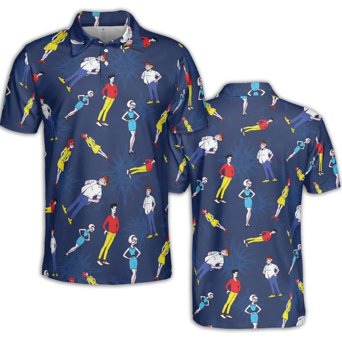 AOP Men/Women Polo Shirt - UCLNXKT3