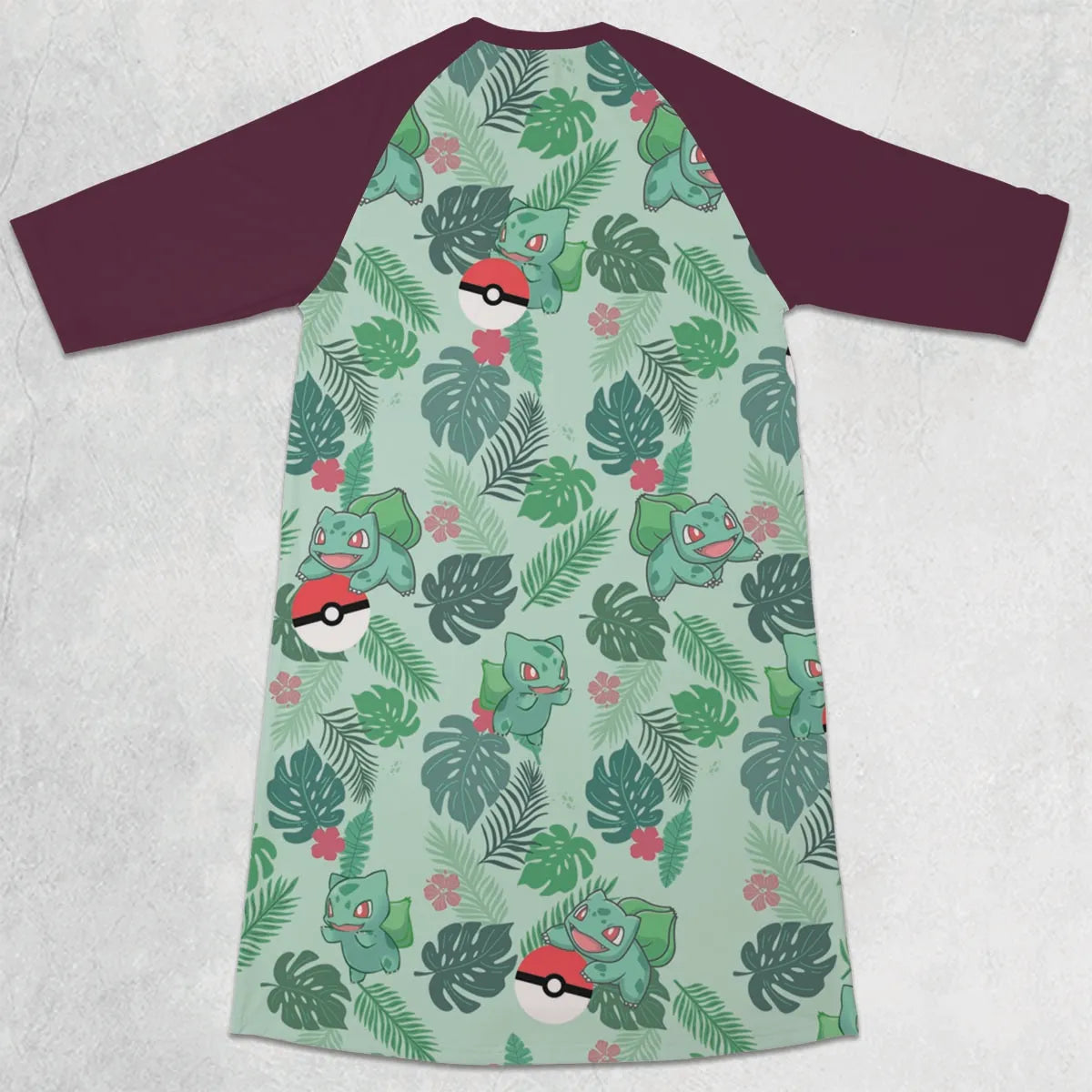 3/4 Sleeve Raglan Dress - NWSU29HB