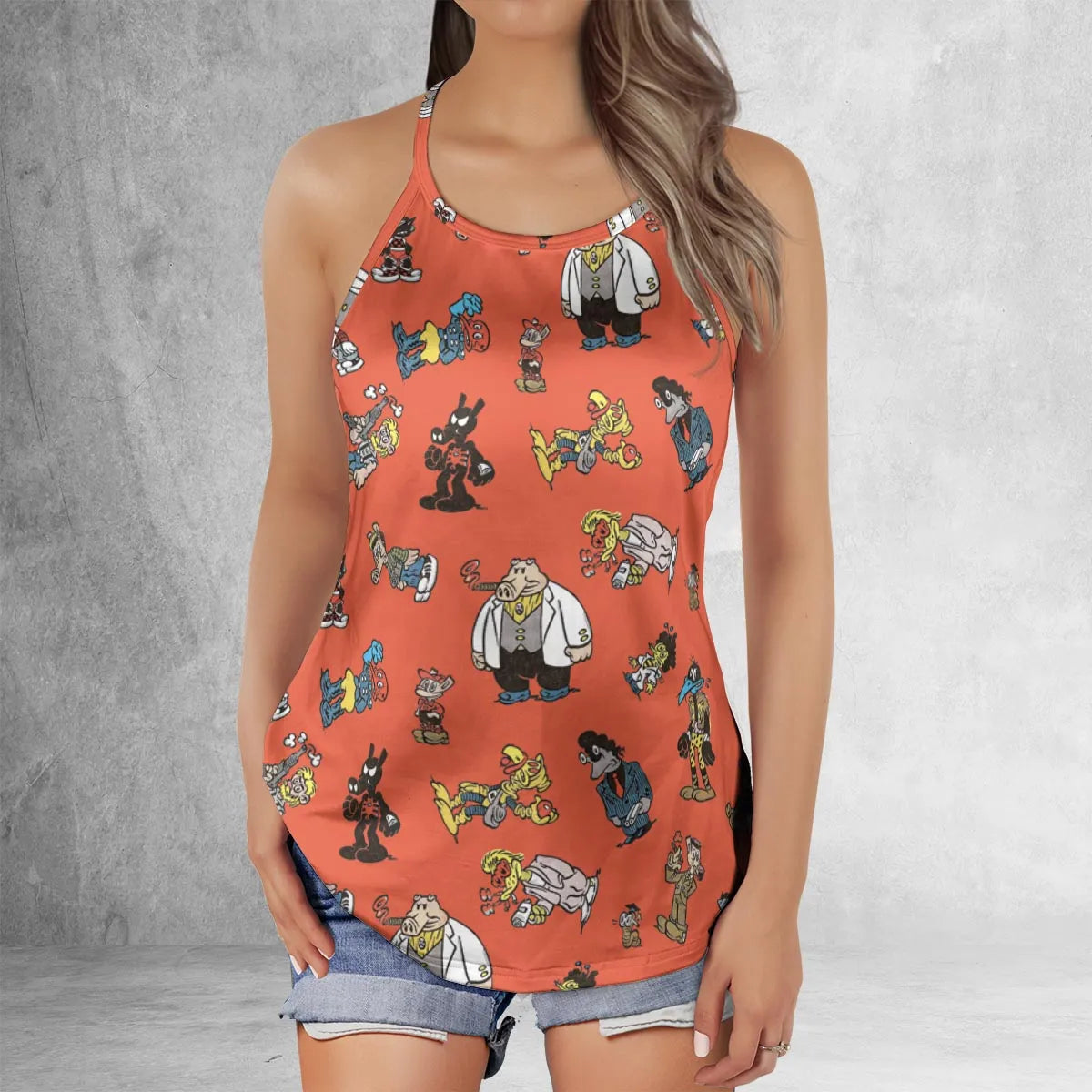 Criss Cross Tank Top - VGYG6NA9