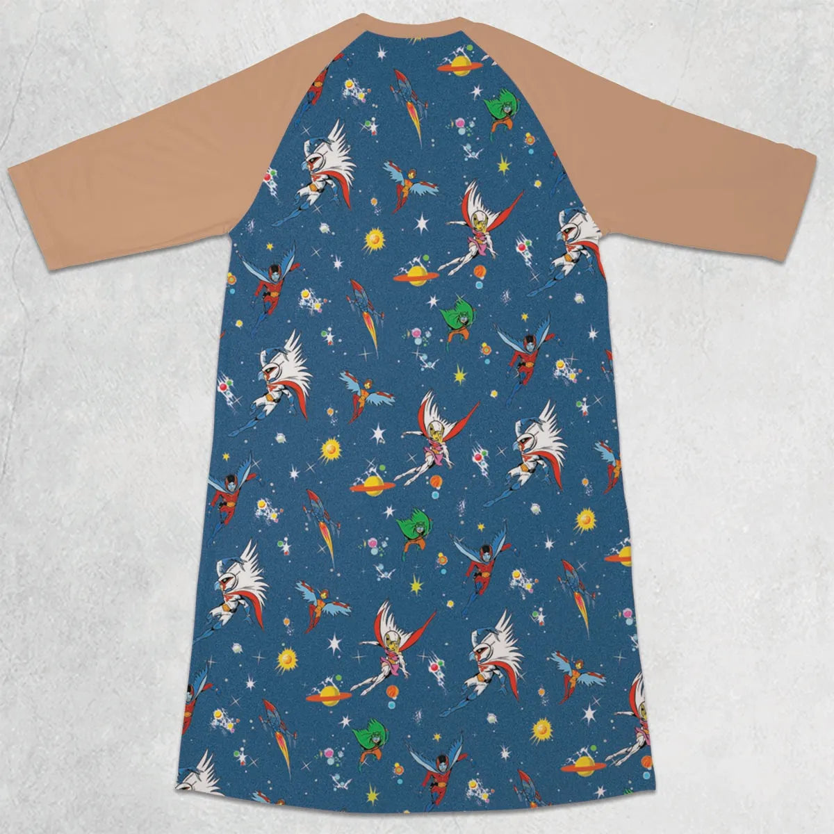 3/4 Sleeve Raglan Dress - J895V3XP