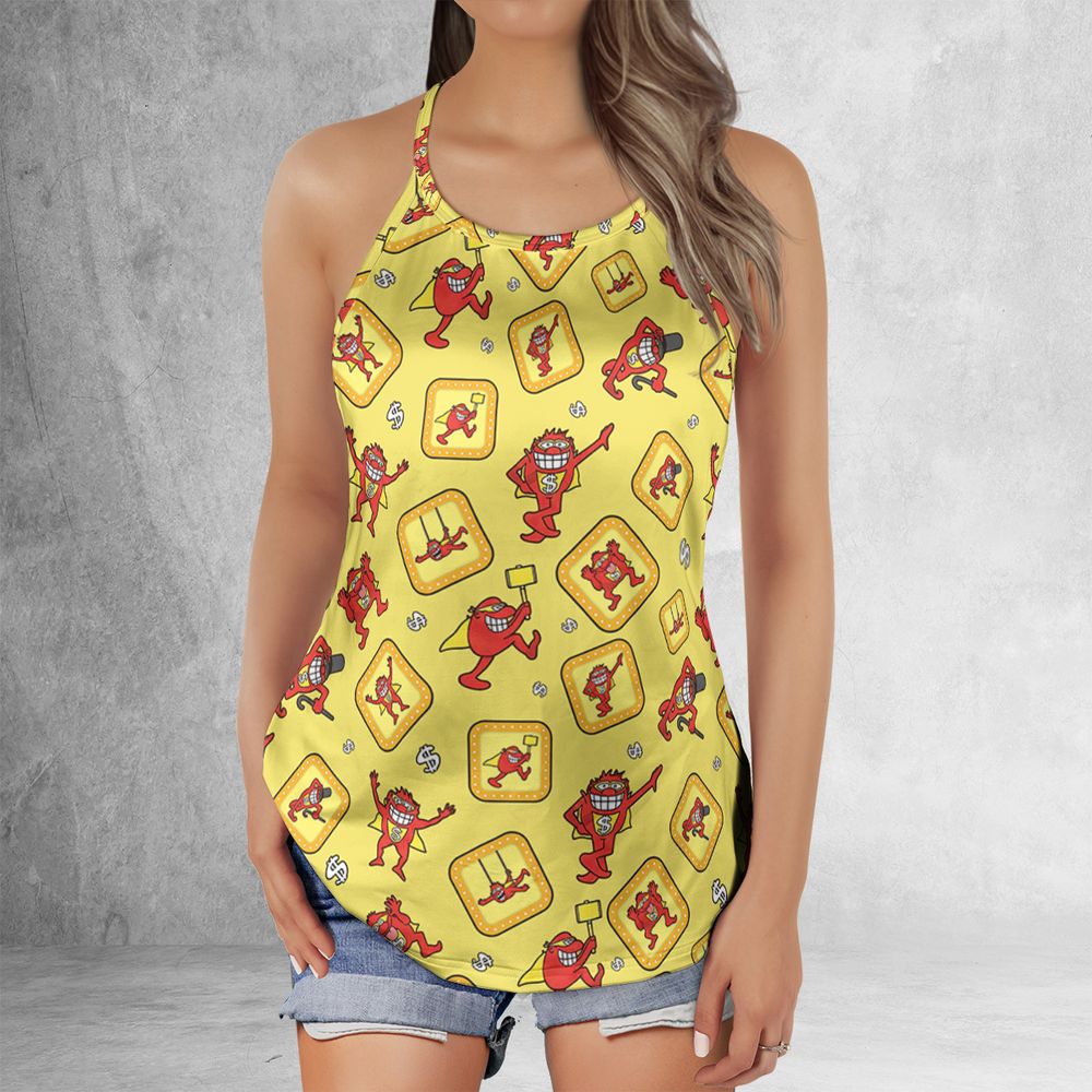 Criss Cross Tank Top - MHVUFNUC -  - 2