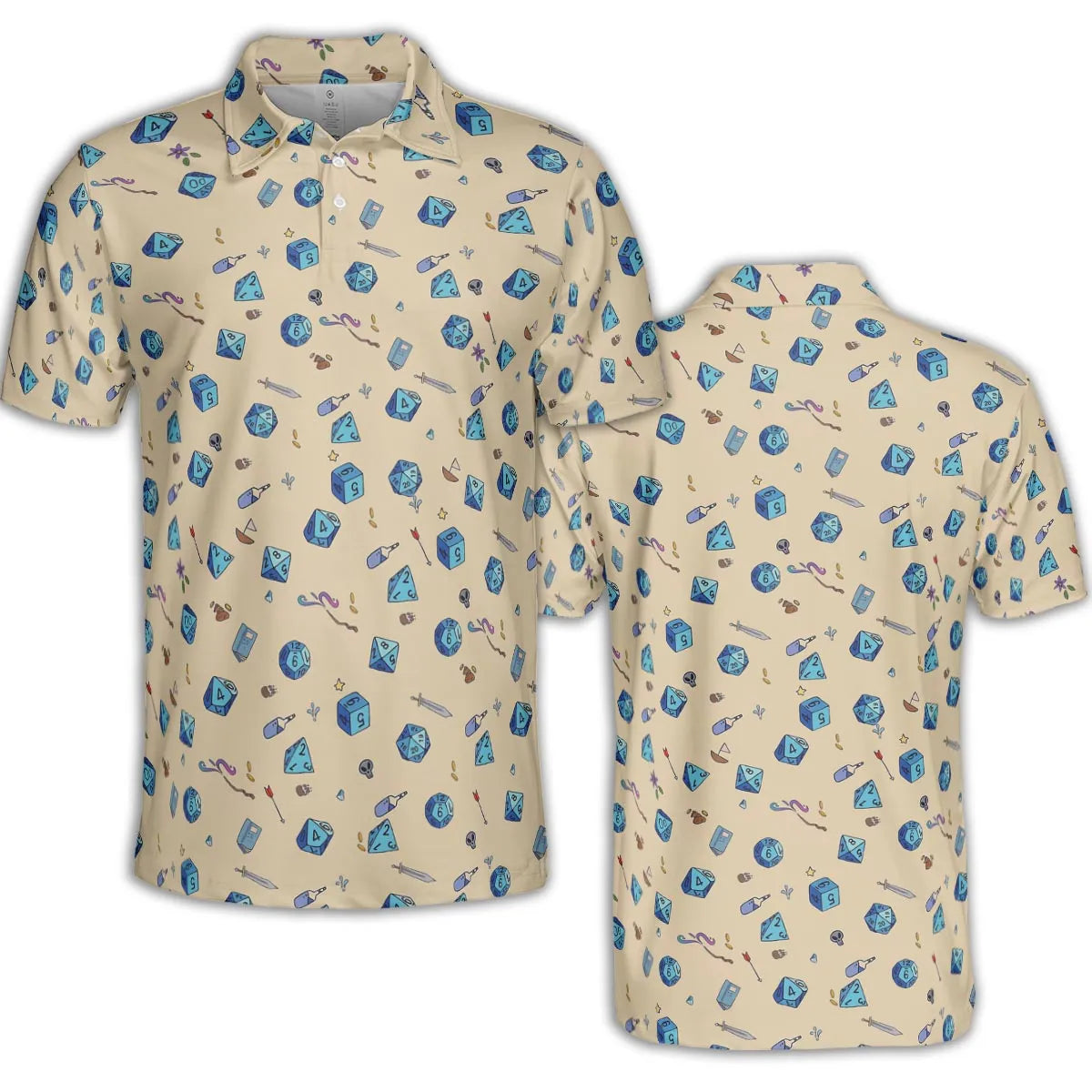 AOP Men/Women Polo Shirt - DAZQCFKD