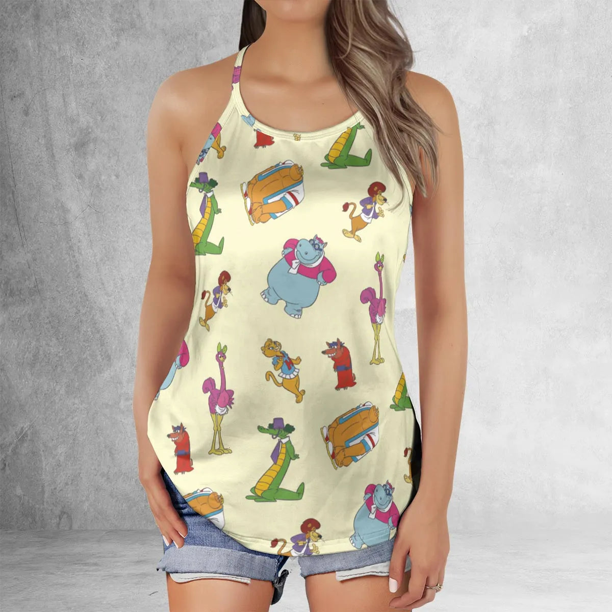 Criss Cross Tank Top - T46E66NH