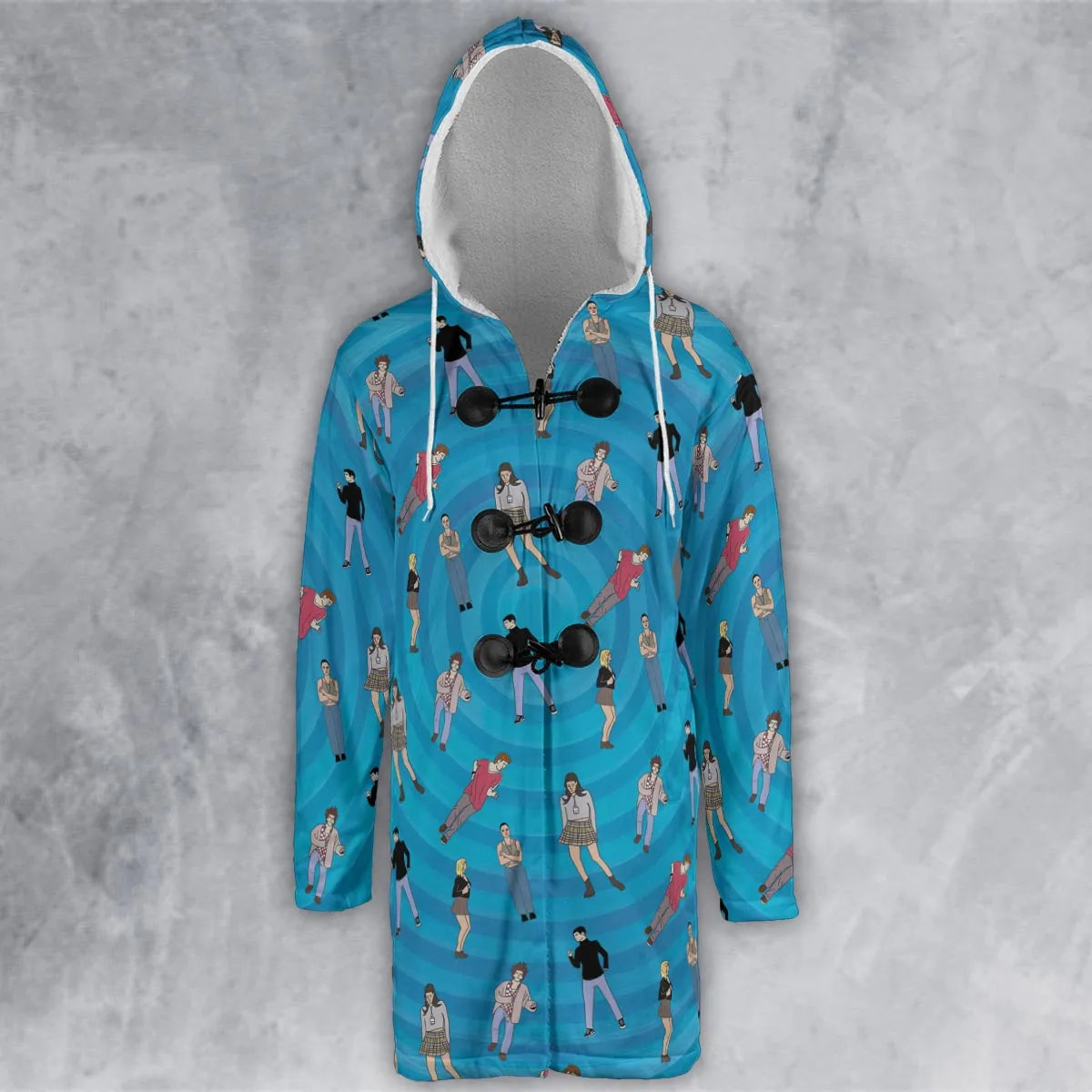Hooded Cloak Coat - JEMWHSDB