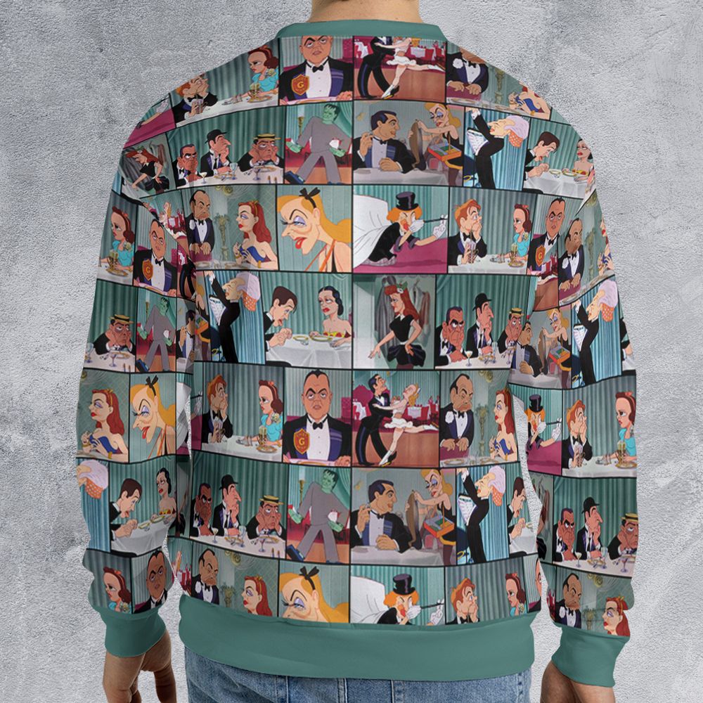 All-over Print Sweatshirt - WQS17GCV -  - 2