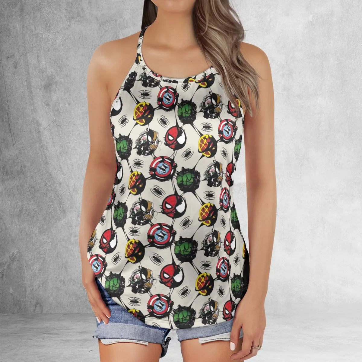 Criss Cross Tank Top - Y2PC6FWH