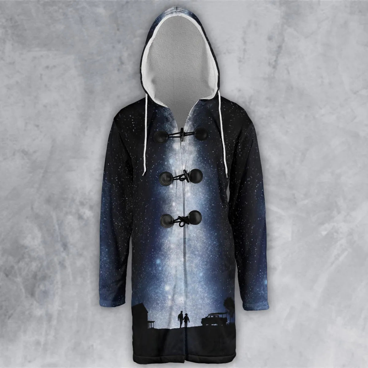 Hooded Cloak Coat - 9MERFLR9