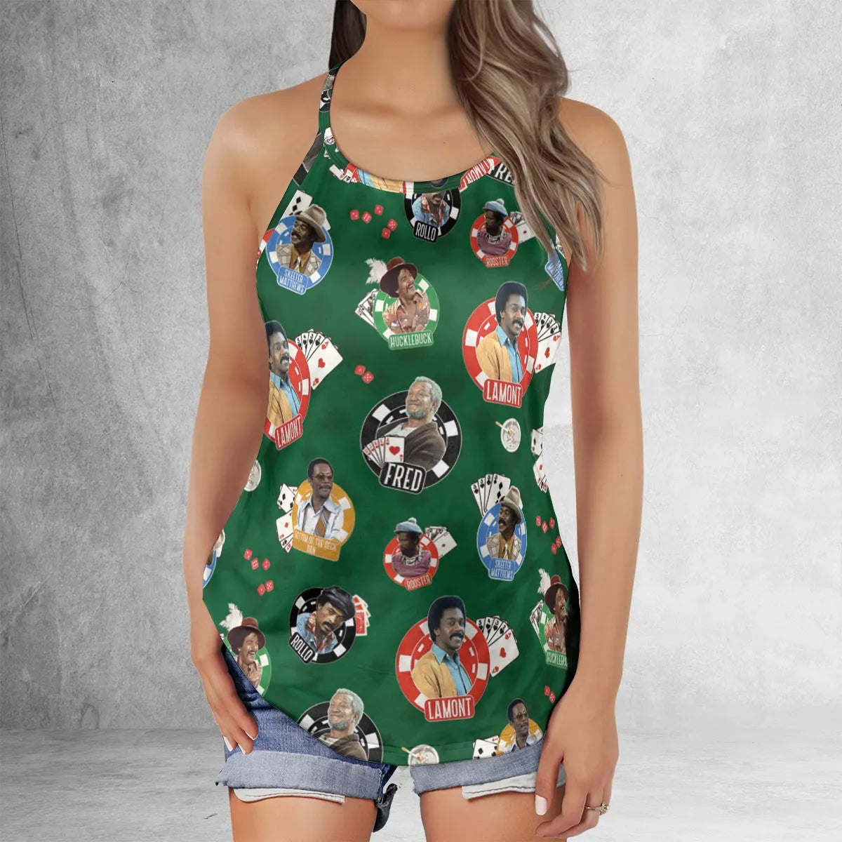 Criss Cross Tank Top - 8UC257ZD
