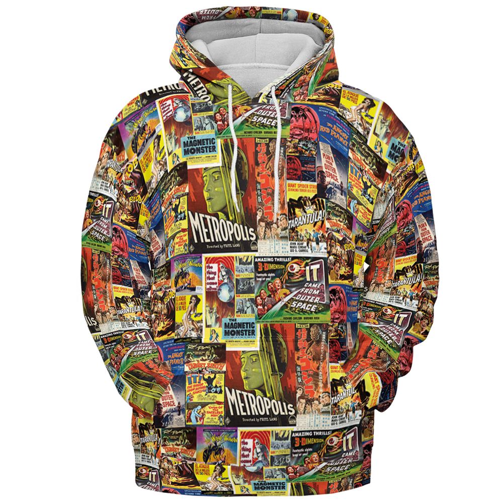 All-over Print Hoodie - SDE2CJVE -  - 2