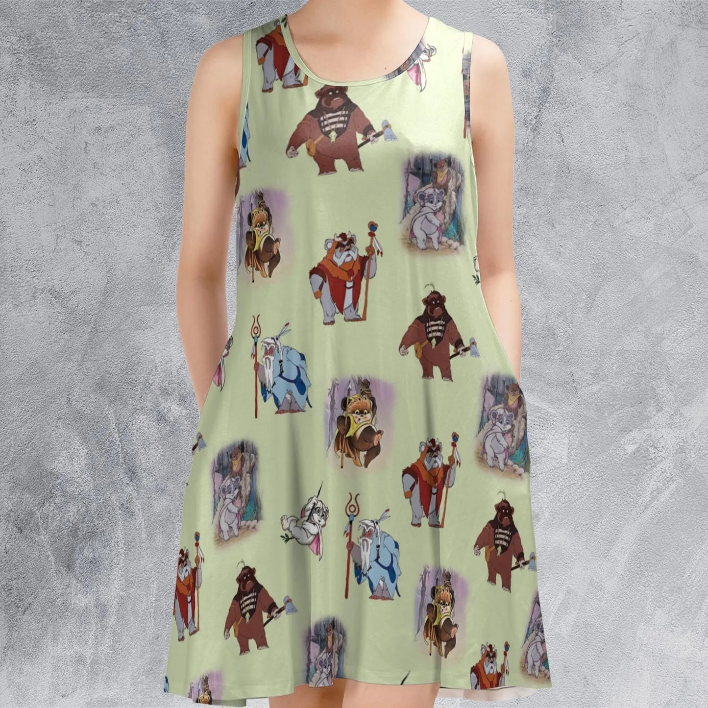 Sleeveless Dress - SKF888VK