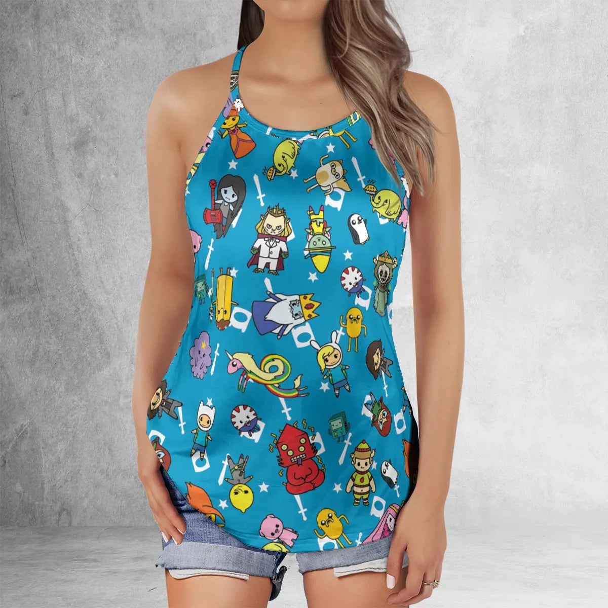 Criss Cross Tank Top - 4TQ4E795