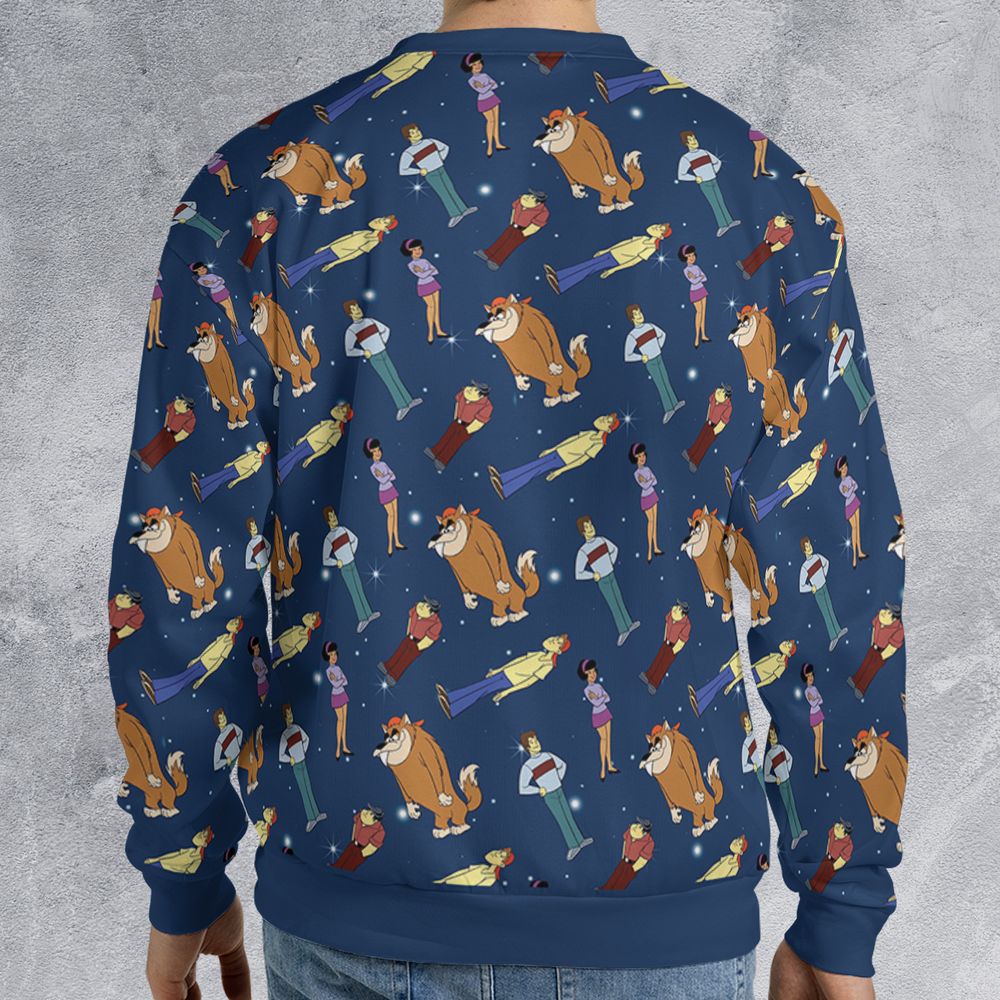 All-over Print Sweatshirt - H36HFSAK -  - 2