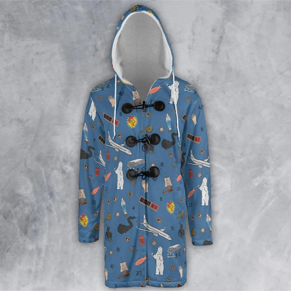 Hooded Cloak Coat - 6UV9C7NX