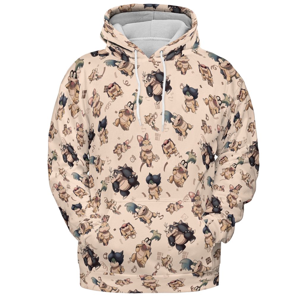 All-over Print Hoodie - QPE6RNFT -  - 2