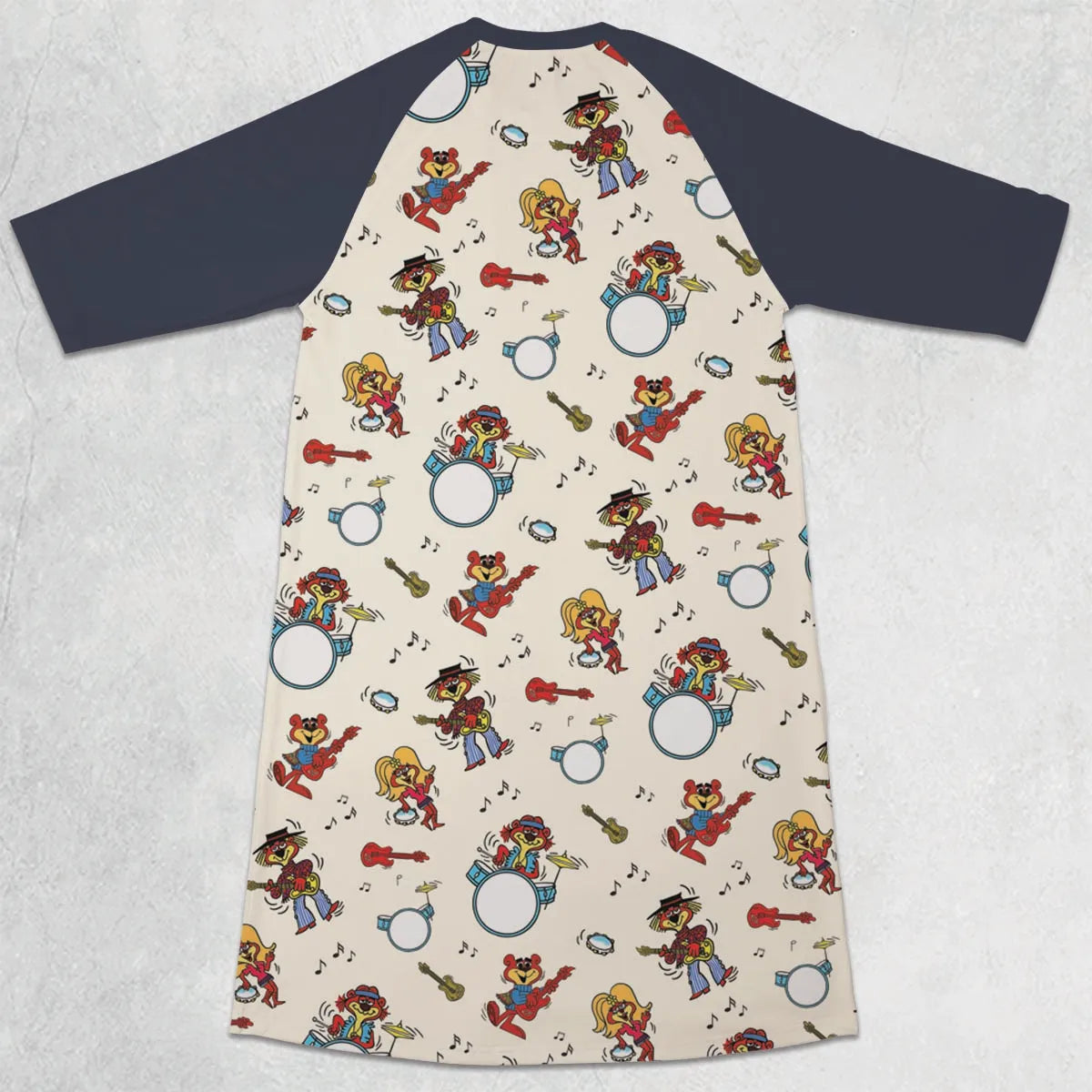 3/4 Sleeve Raglan Dress - M75X9NWE