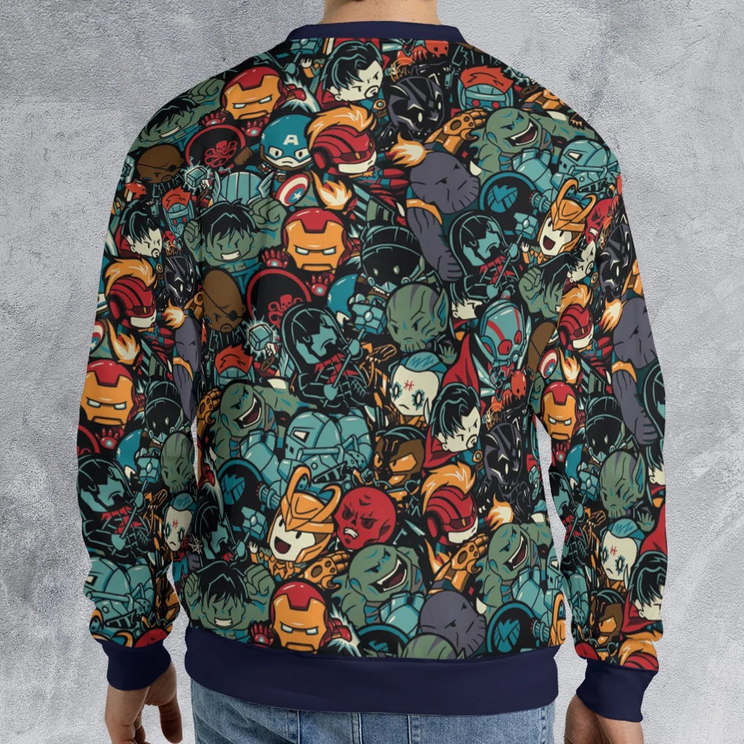 All-over Print Sweatshirt - TZXV5UQW