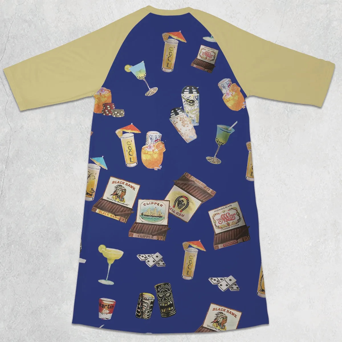 3/4 Sleeve Raglan Dress - REAWS6HZ