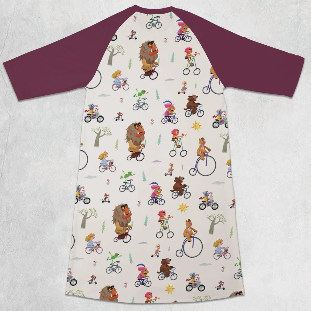 3/4 Sleeve Raglan Dress - KBR8S69D