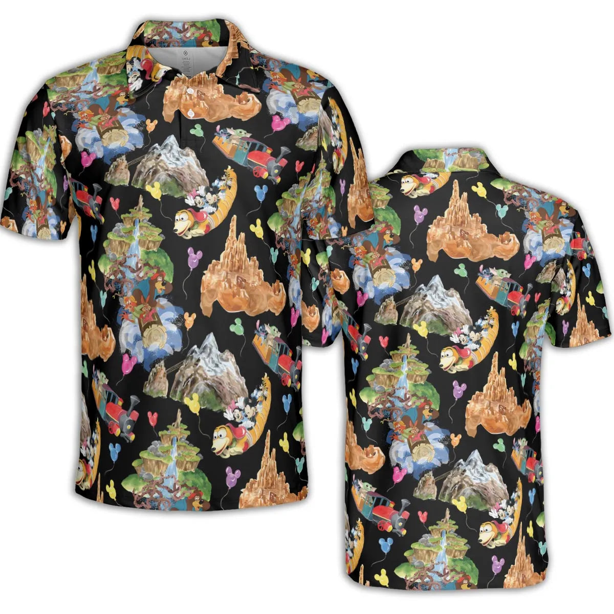 AOP Men/Women Polo Shirt - U3Z7ET1X