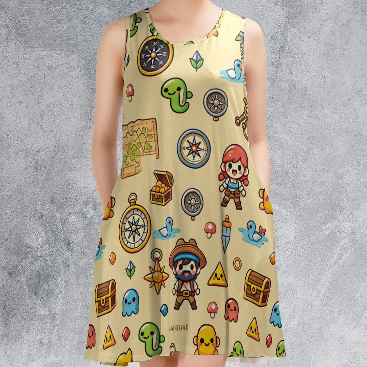 Sleeveless Dress - AF49BFAW