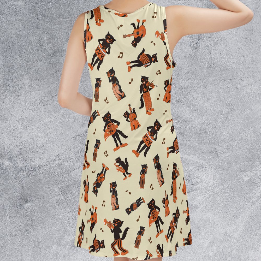 Sleeveless Dress - JTM5THBL -  - 2