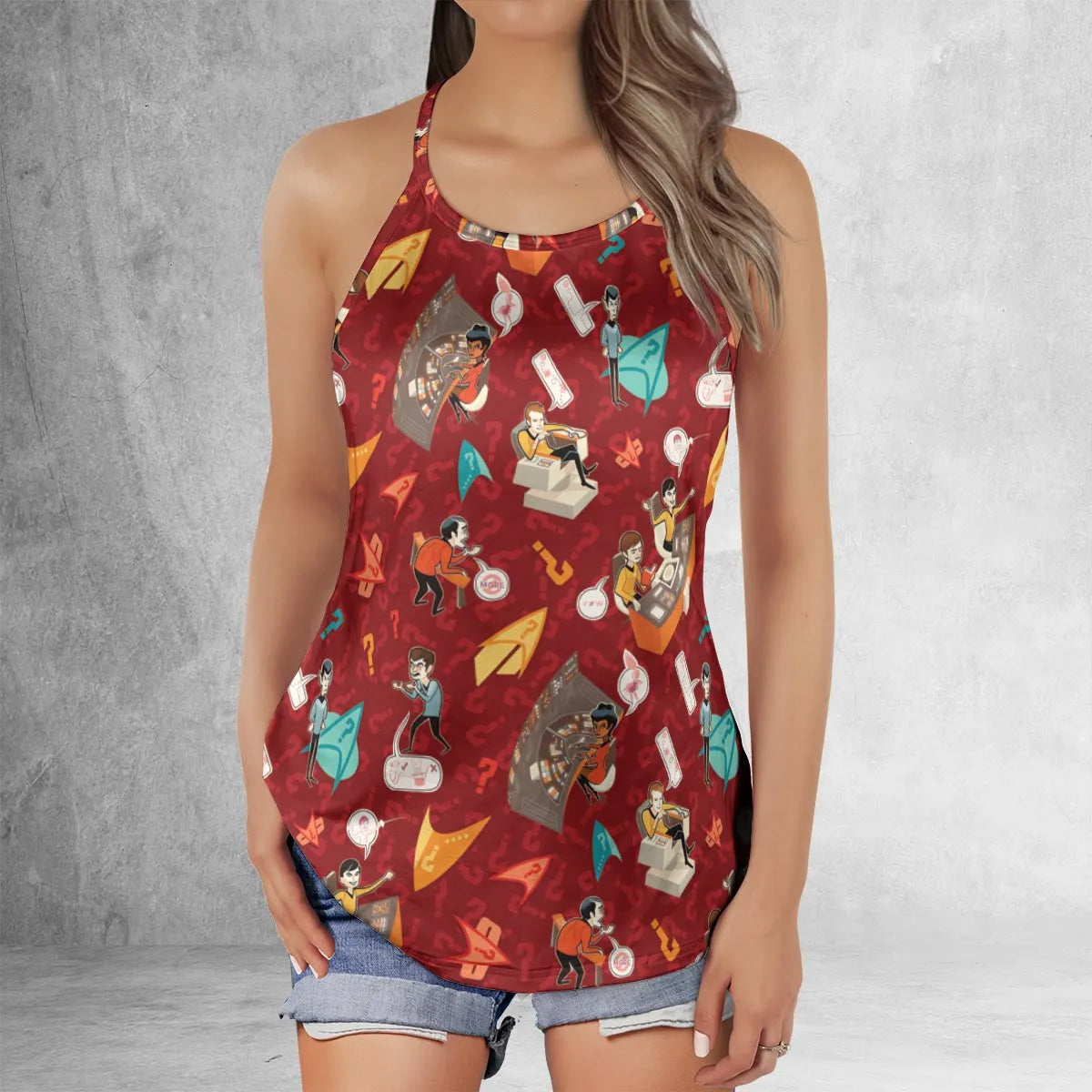 Criss Cross Tank Top - VQZ2L9X2