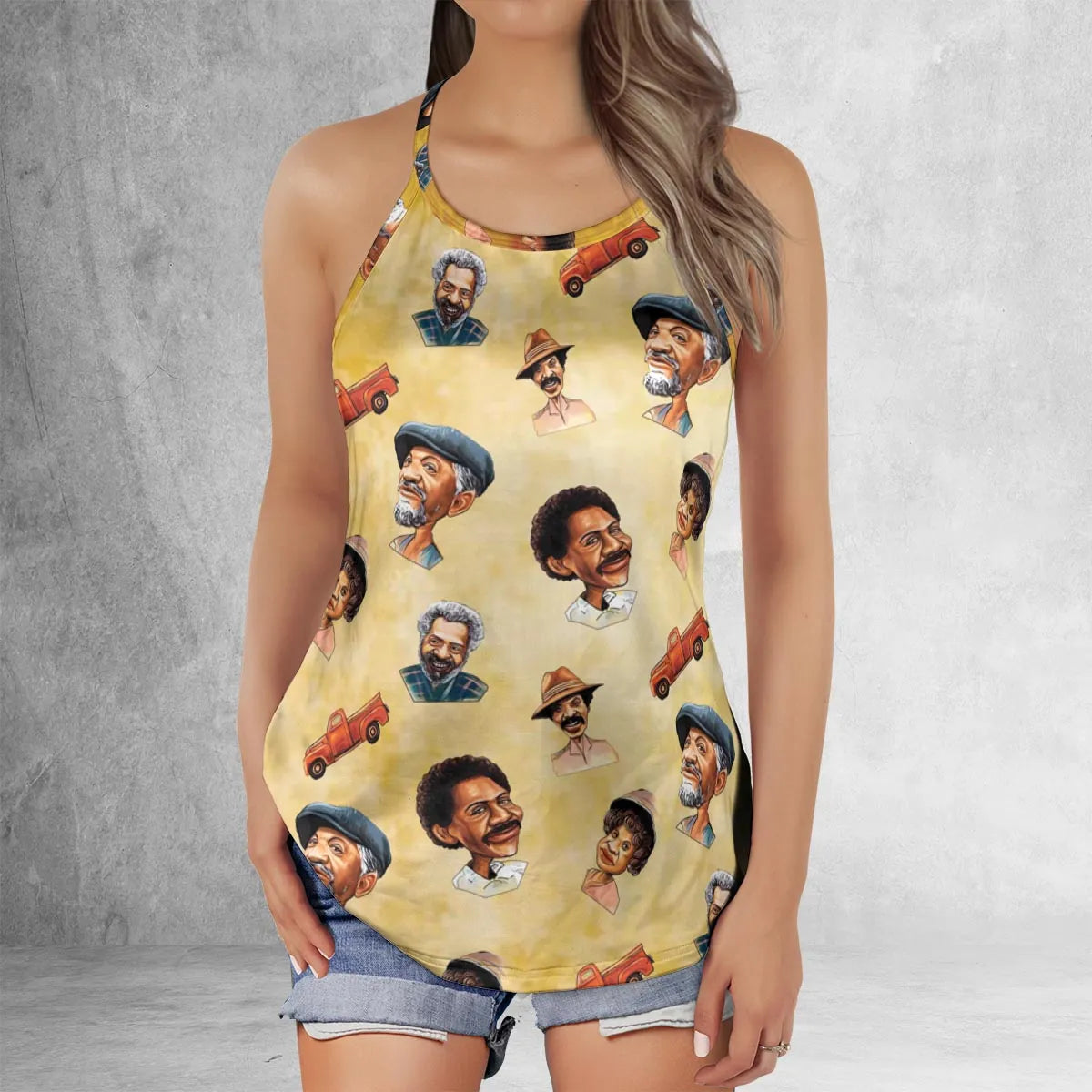 Criss Cross Tank Top - 6Z9LPFSF