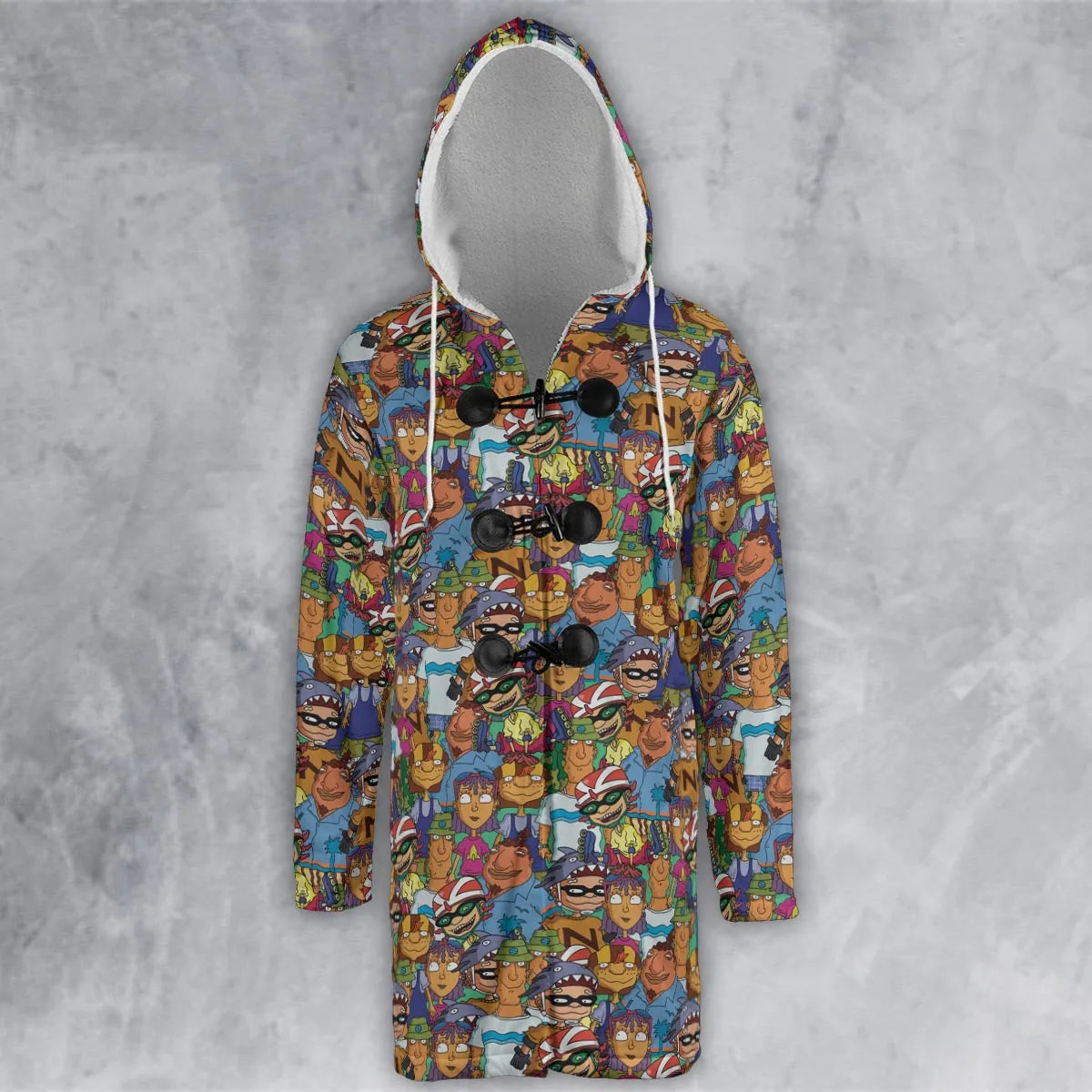 Hooded Cloak Coat - 5S7UP9XH