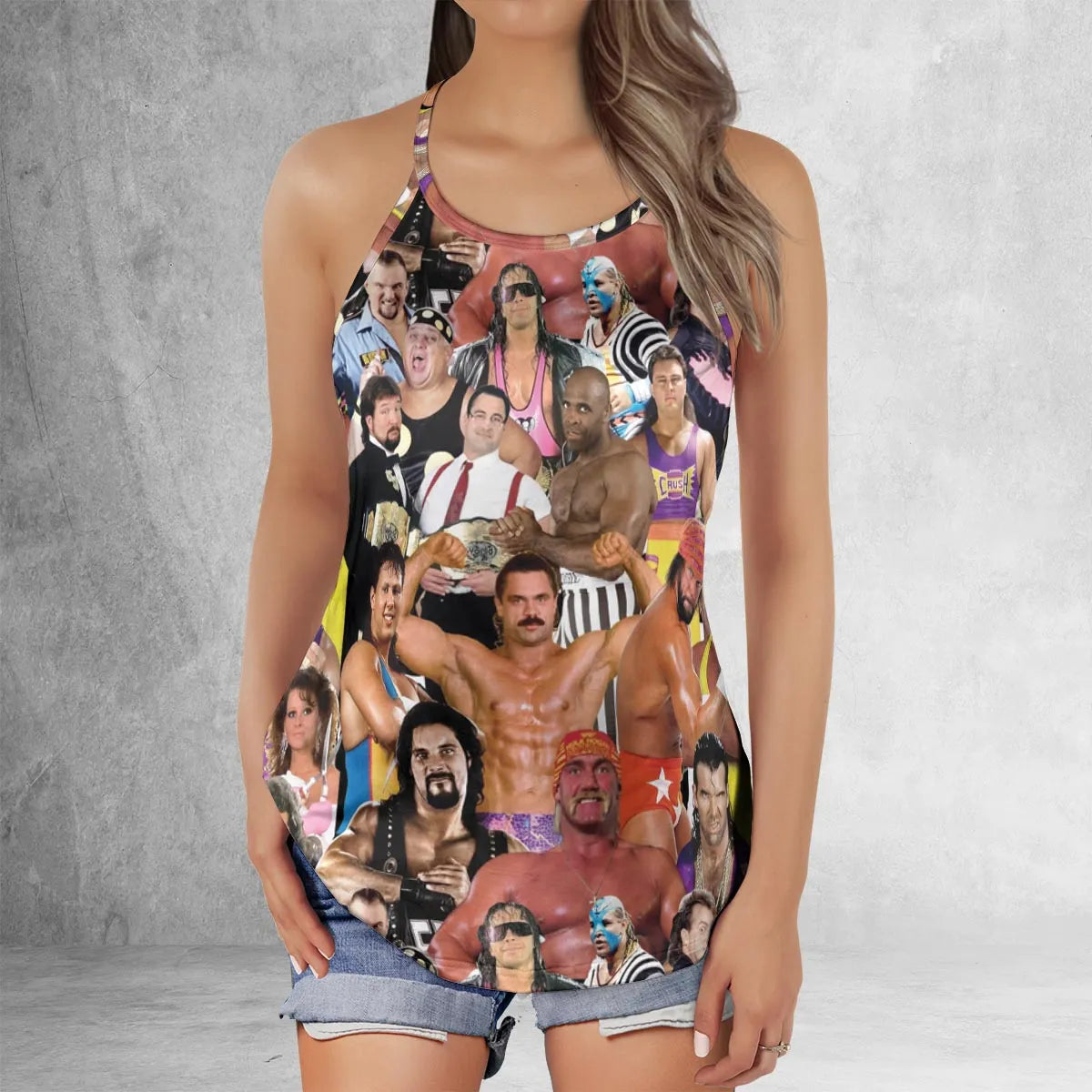 Criss Cross Tank Top - XXLJ1BWU