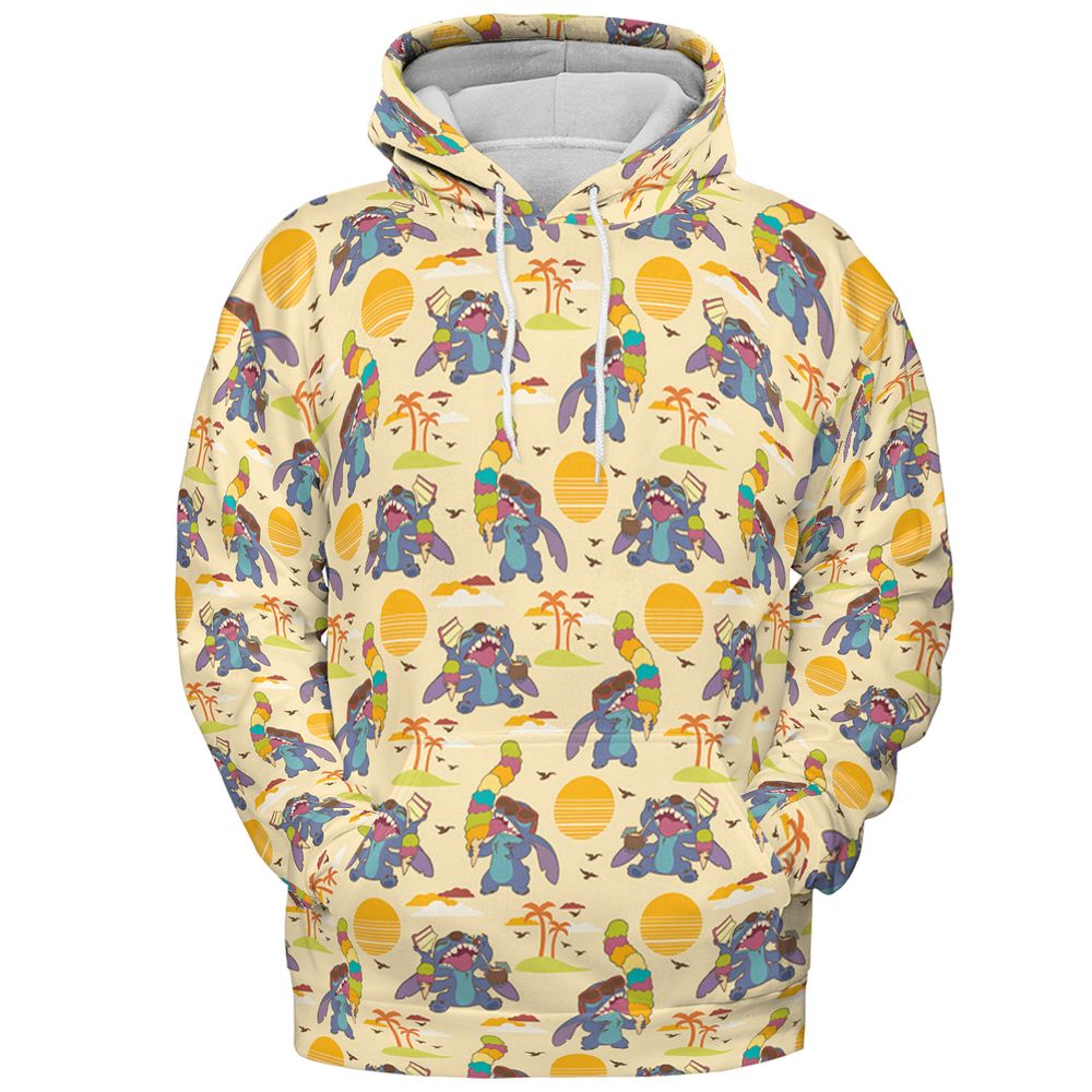 All-over Print Hoodie - 2PDJD7XH -  - 2