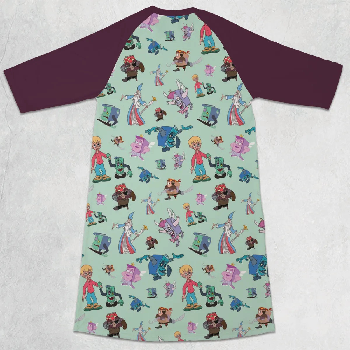 3/4 Sleeve Raglan Dress - 7BZPGDQ4