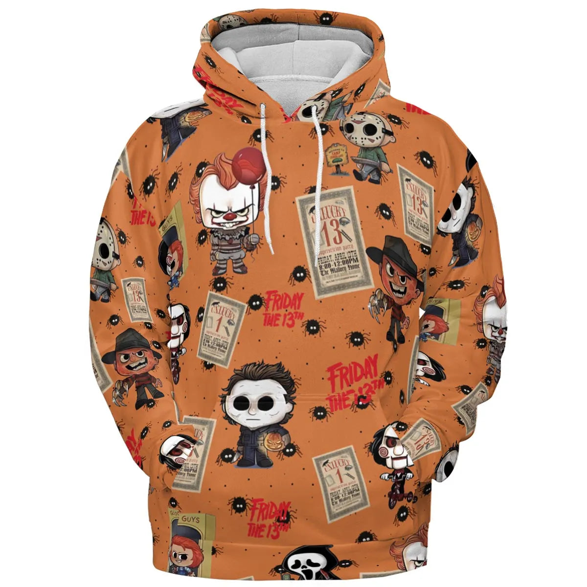 All-over Print Hoodie - DTERF2HT