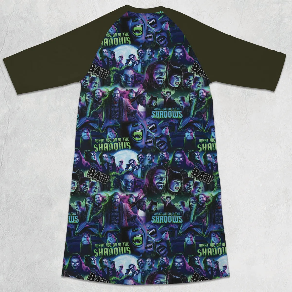 3/4 Sleeve Raglan Dress - 9S8KXS2D