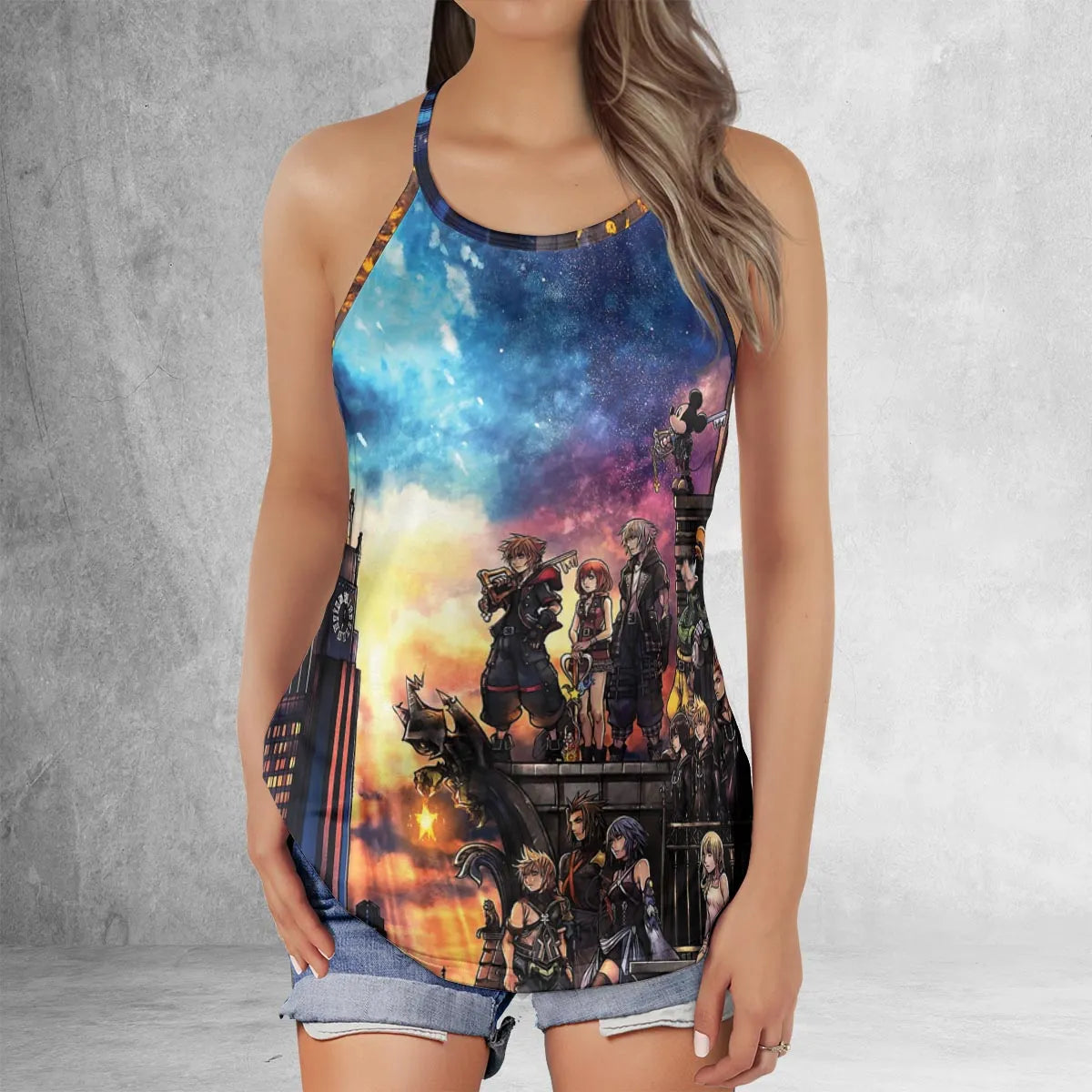 Criss Cross Tank Top - E12PV31M