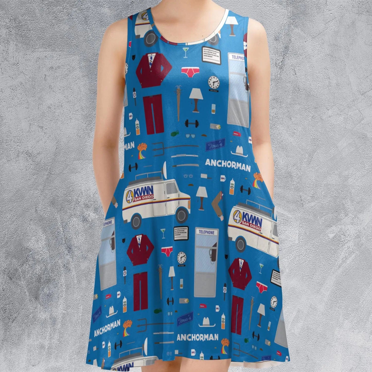 Sleeveless Dress - HFXKZNPV