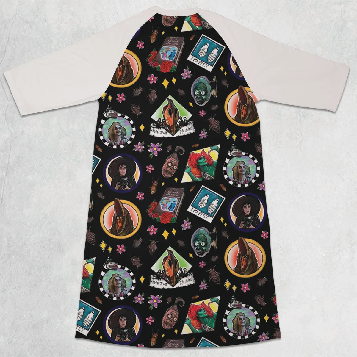 3/4 Sleeve Raglan Dress - DLYTZ958