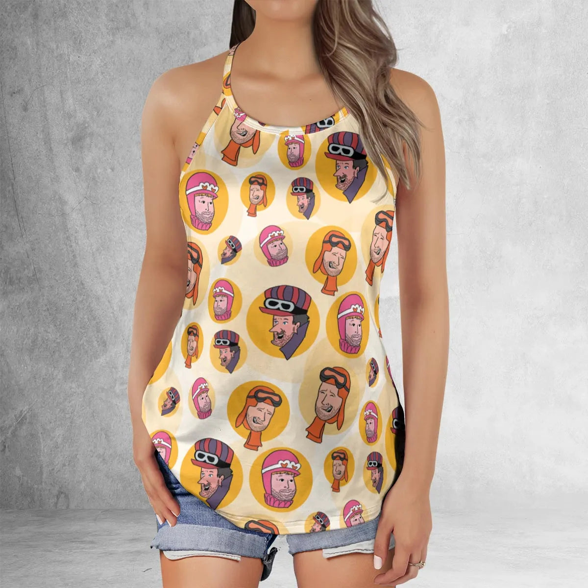 Criss Cross Tank Top - PFHRDNBV