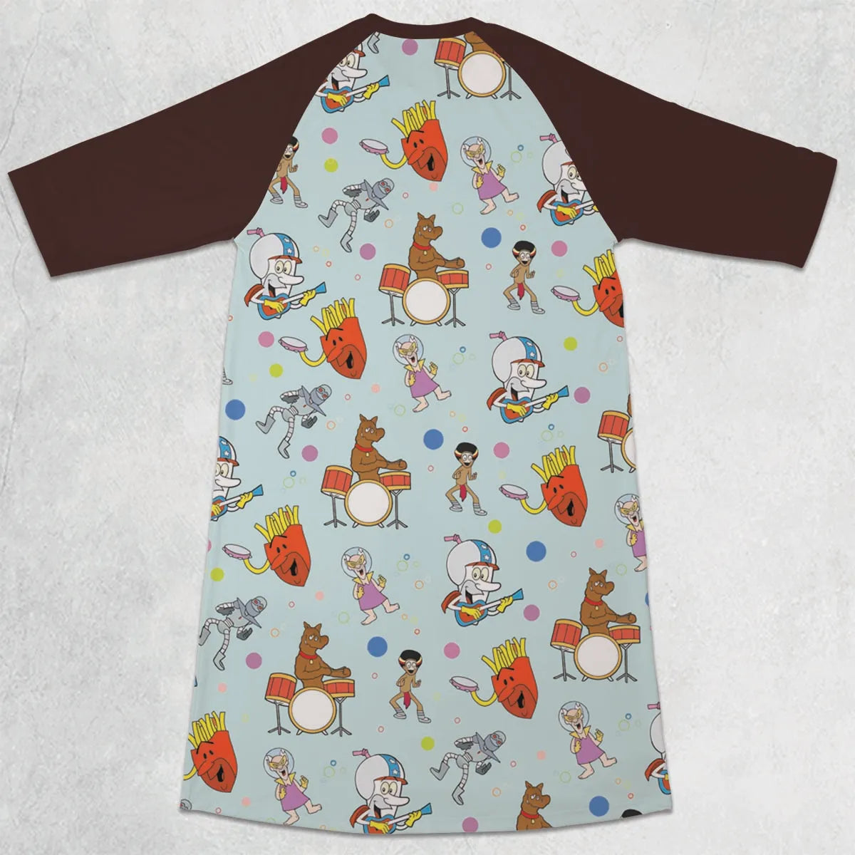 3/4 Sleeve Raglan Dress - DERVMPTU