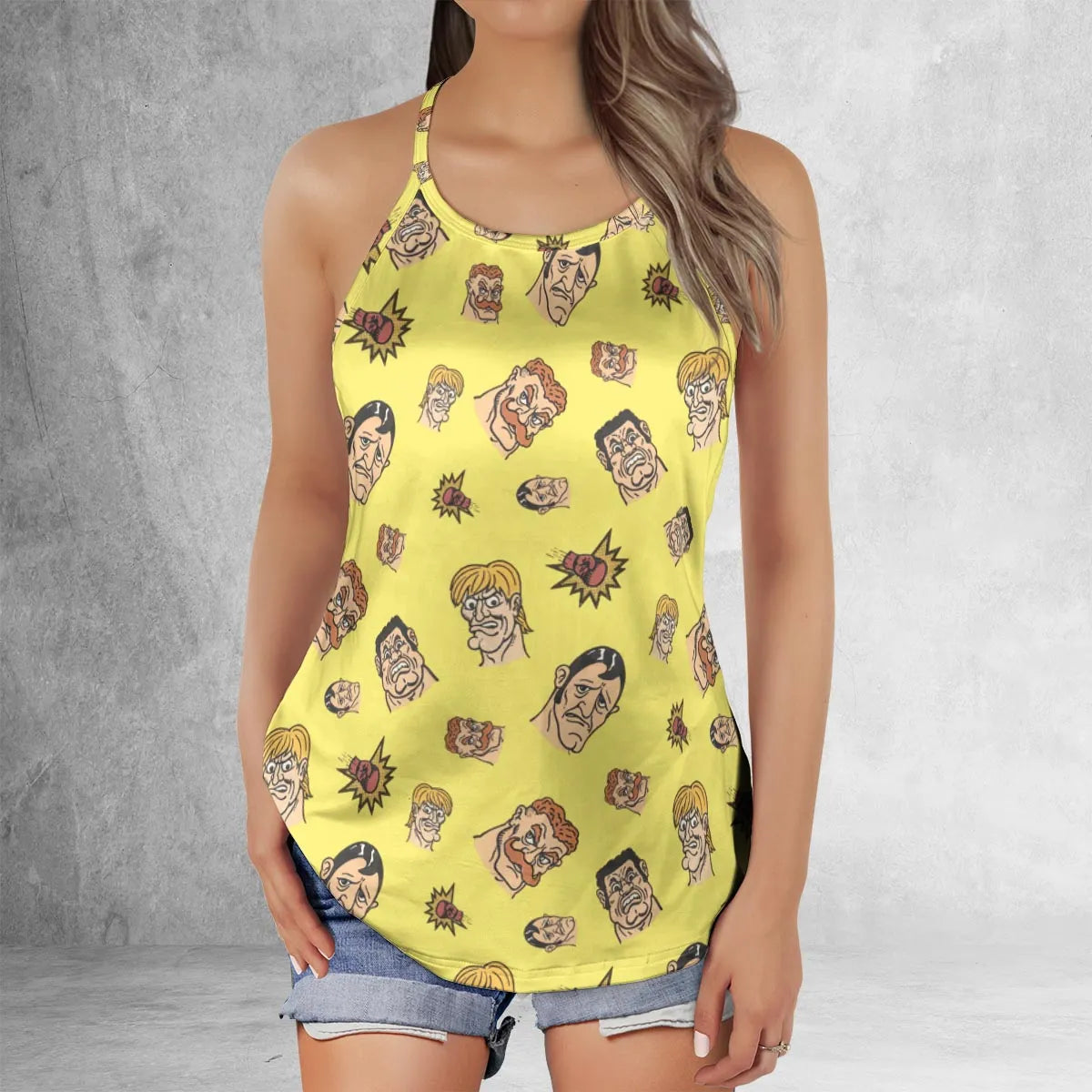 Criss Cross Tank Top - LCWWR73H