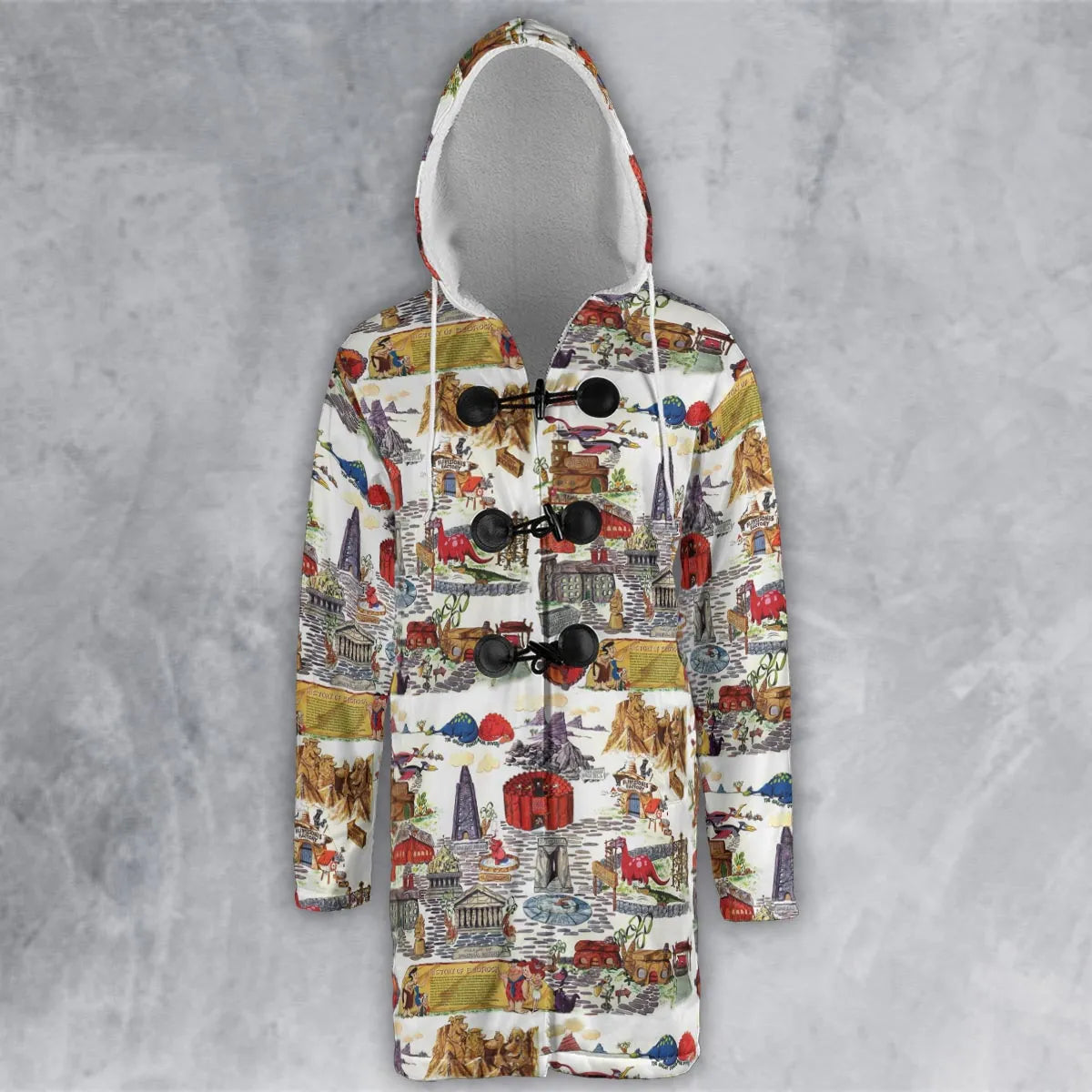 Hooded Cloak Coat - N5N47PUL