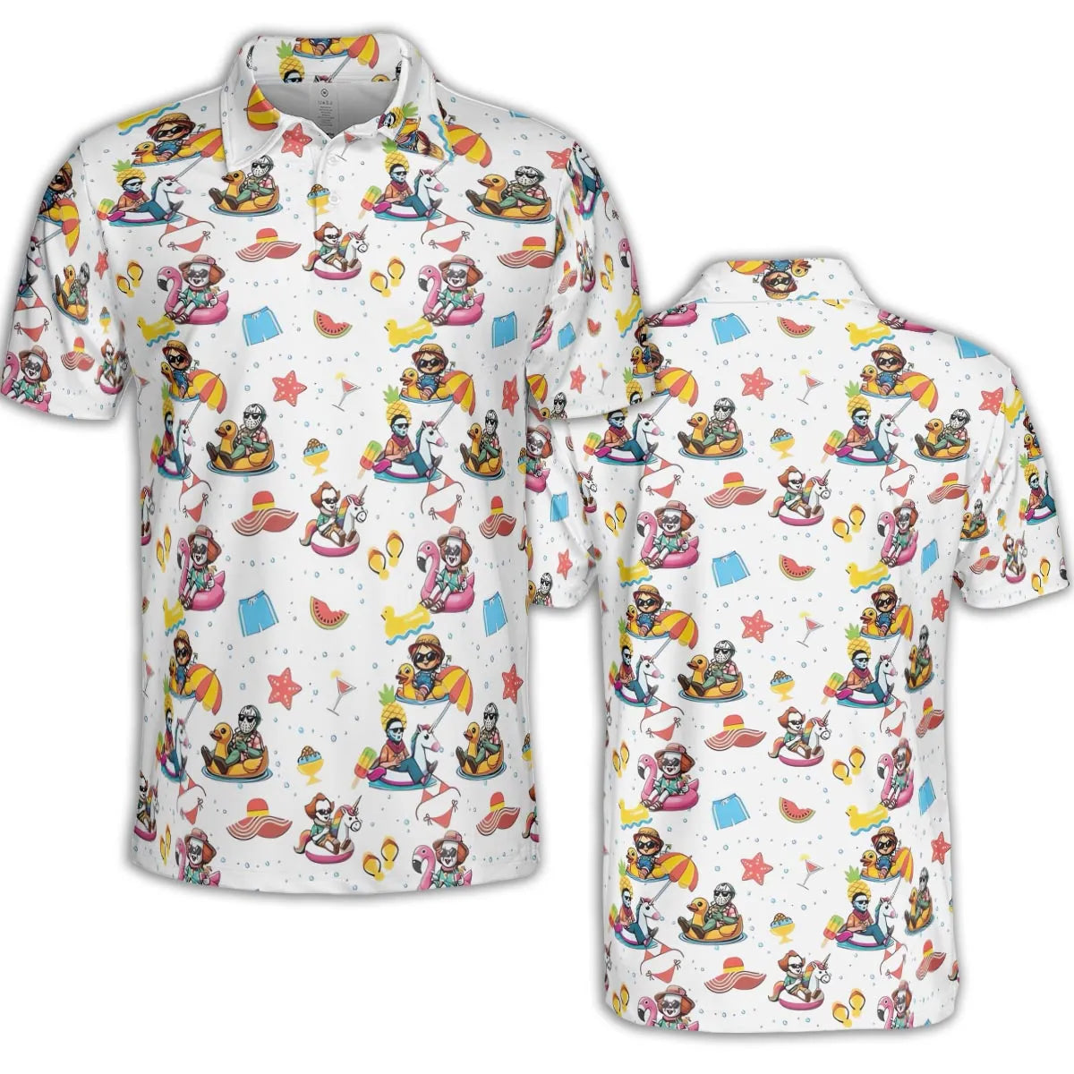 AOP Men/Women Polo Shirt - MRXKEB9T