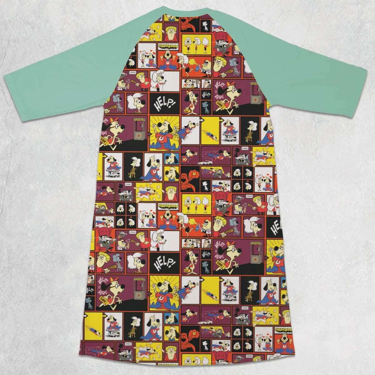 3/4 Sleeve Raglan Dress - YNG73VK7