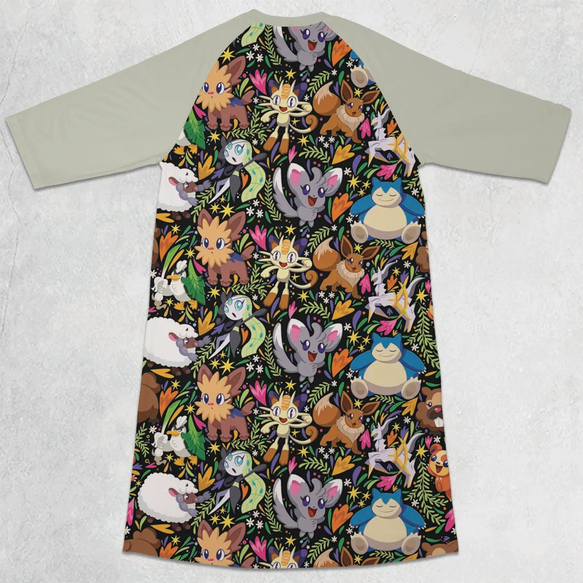 3/4 Sleeve Raglan Dress - KGQK5W6S